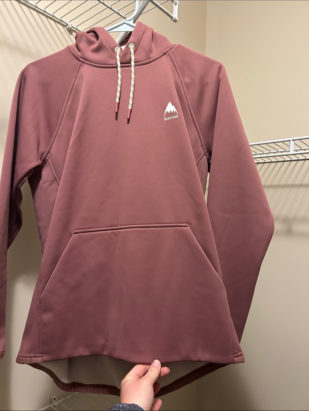 Burton Women's Hoodie Sweater - Dusty Mauve